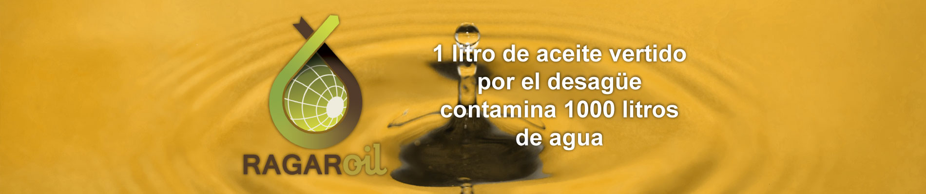 1 litro de aceite vertido por el desagüe contamina 1000 litros de agua